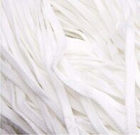 Шнур для одежды плоский цв белый 7мм (уп 200м) 1с34